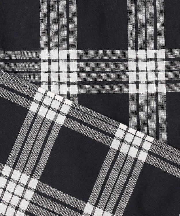 J.PRESS YORK STREET 【UNISEX】マドラスチェック ボタンダウンシャツ ブラック系4