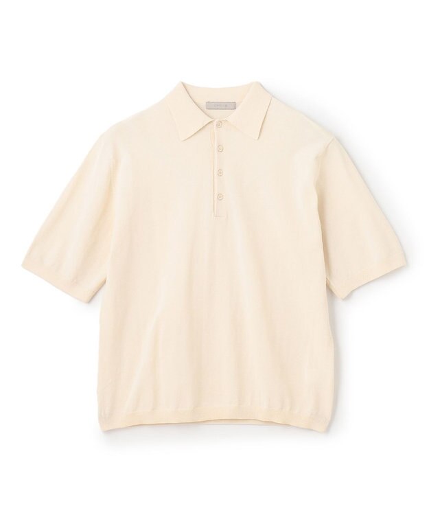 UNFILO MENS FINE MOVE ニットポロ [24年春夏商品] エクリュ