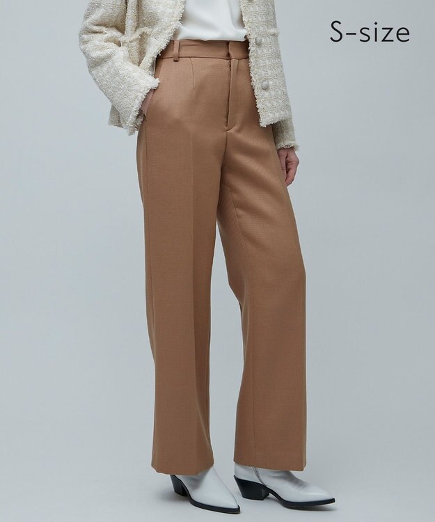 BEIGE， 【S-size】TOURNELLES / ストレートパンツ Camel