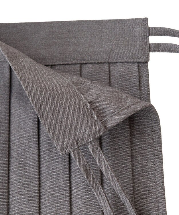 earth music&ecology ＳＥＴ２点プリーツラップスカート＋ミニスカート Gray