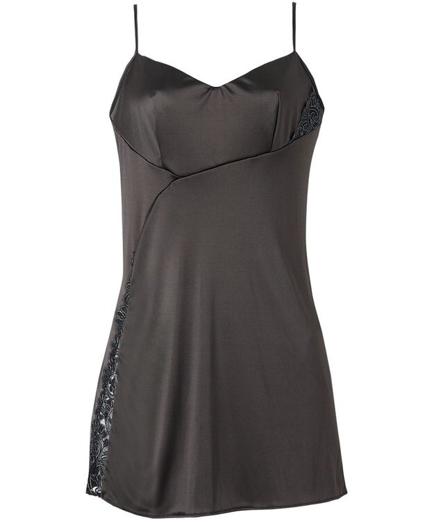 Wing キャミソール PB8000とペア 【8000シリーズ】 ロング丈 PS8000 ウイング／ワコール ブラック