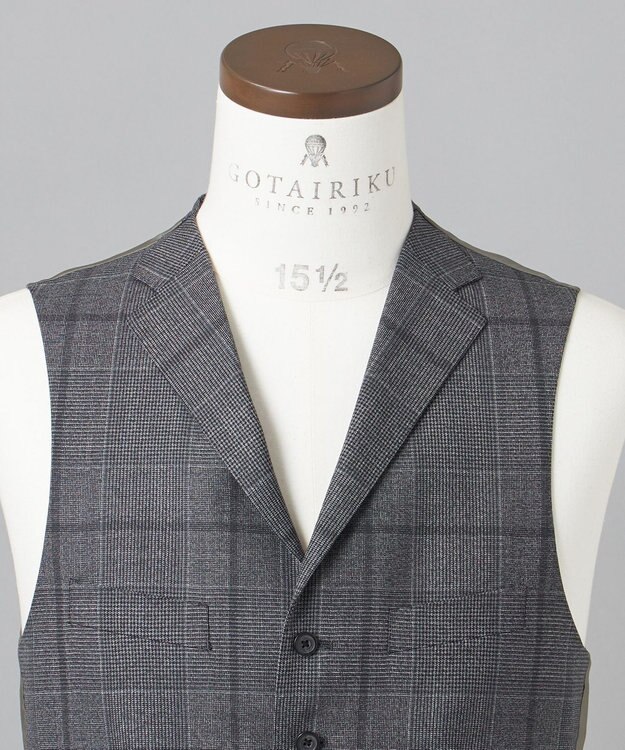 GOTAIRIKU 【TALLIA DI DELFINO】17MICRON スリーピーススーツ グレー系4