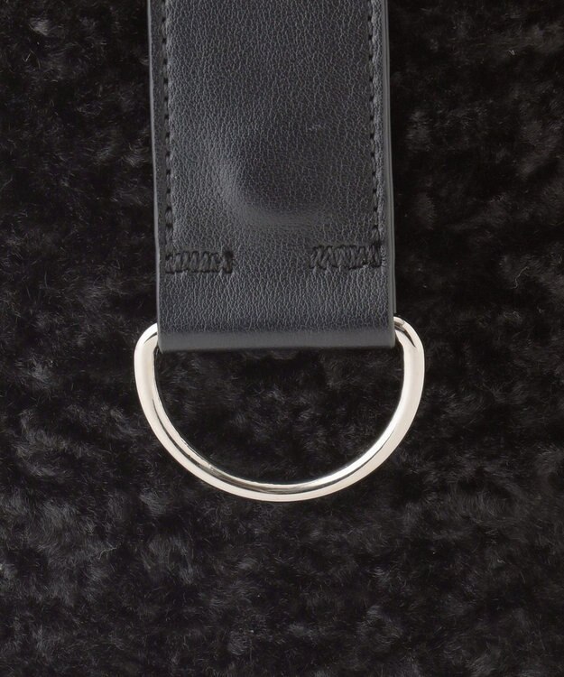 ICB ソフトワンショルダーバッグ ファーコンビ系