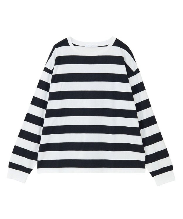 Green Parks ボーダープルオーバー Black