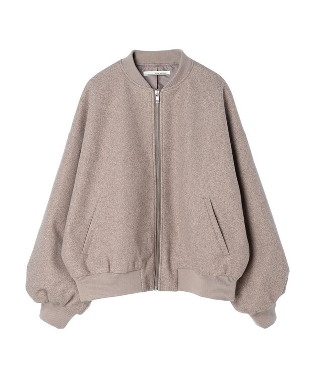 Green Parks ・ＥＬＥＮＣＡＲＥ　ＤＵＥ　ウールライクブルゾン Mocha