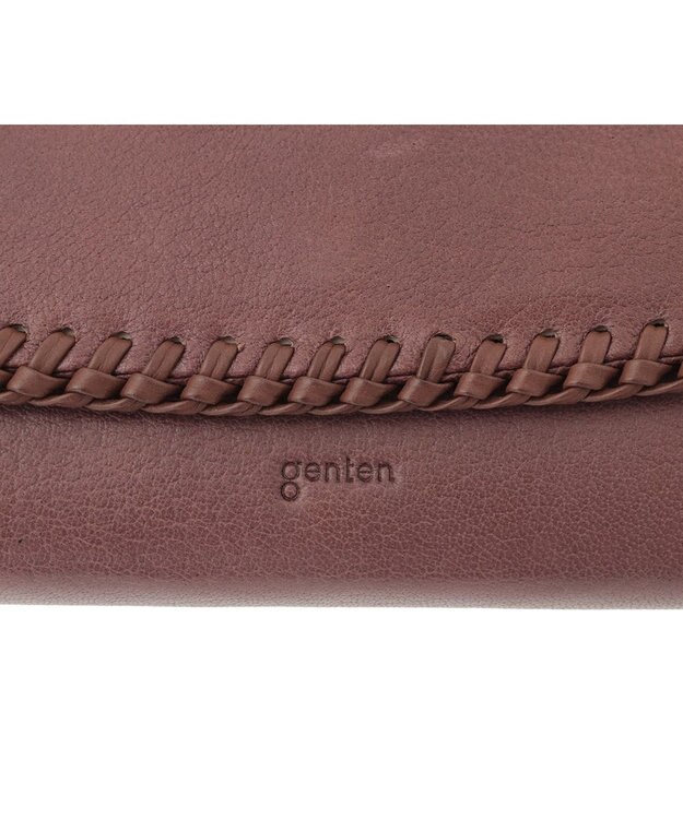 genten ウールシープソフト 長財布 ノウチャ