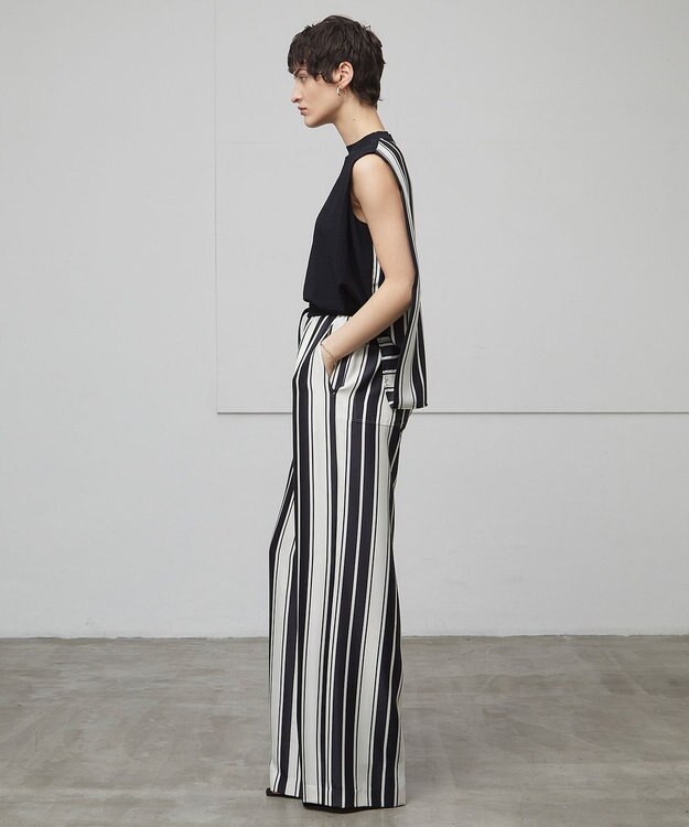 BEIGE， 【洗える】VALOIS / ドッキングニット Black