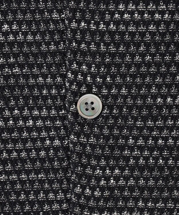 JOSEPH ABBOUD 【イタリア糸使用/清涼感/軽い/洗える】スラブギマニットベスト ブラック系7