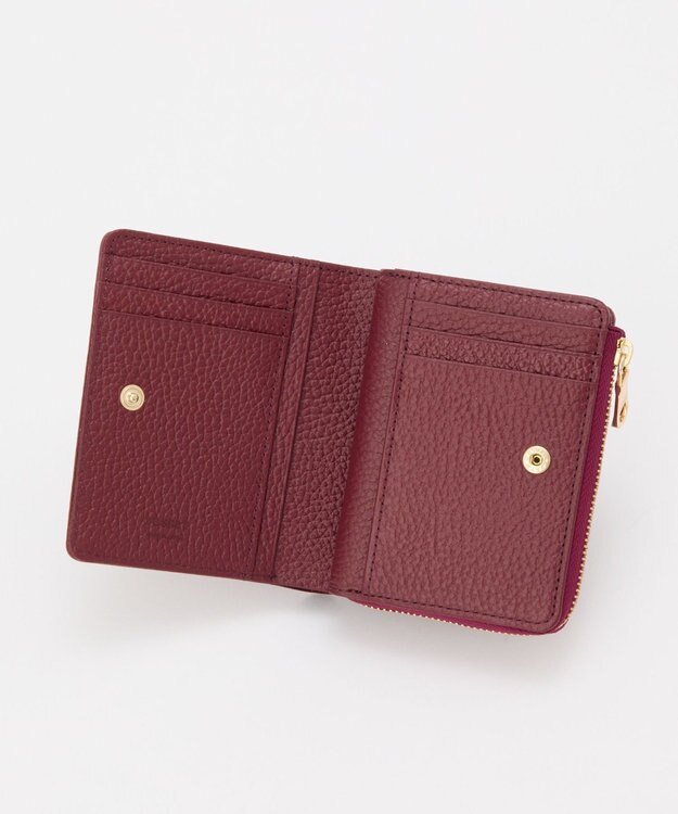 russet ＜お財布人気NO.1＞モノグラムプレートハーフウォレット(SO-376) Bordeaux