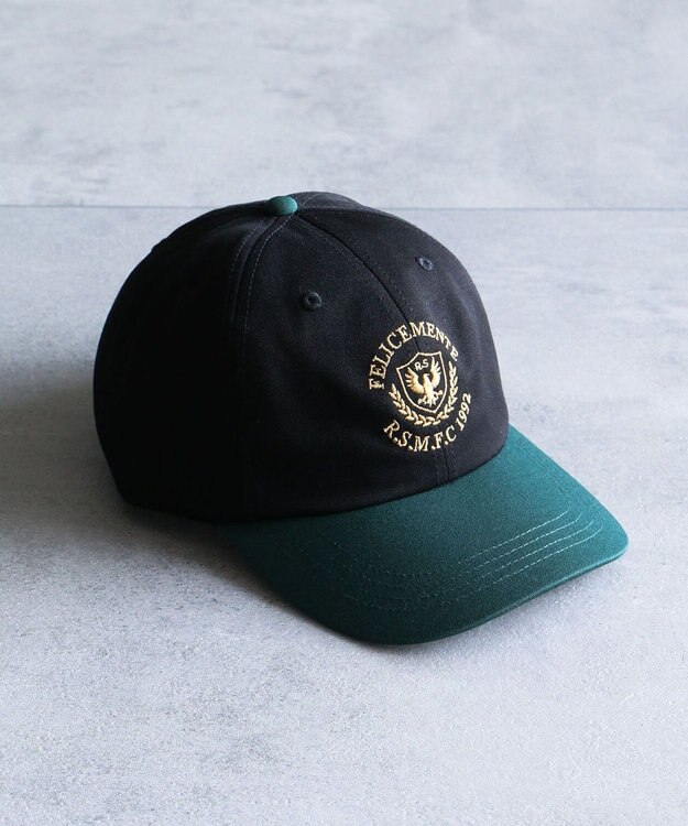 CRAFT STANDARD BOUTIQUE エンブレム刺繍バイカラーキャップ Black