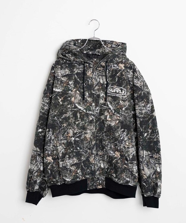 WEGO フードブルゾン 柄1