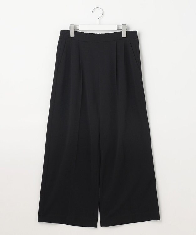 自由区 【カタログ掲載・セットアップ対応・接触冷感・UVカット・吸水速乾・抗菌防臭・洗える】ハイカウントモクロディ パンツ ブラック