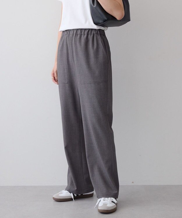 AMERICAN HOLIC 美・美・美ベイカーフレアパンツ Gray Mixture