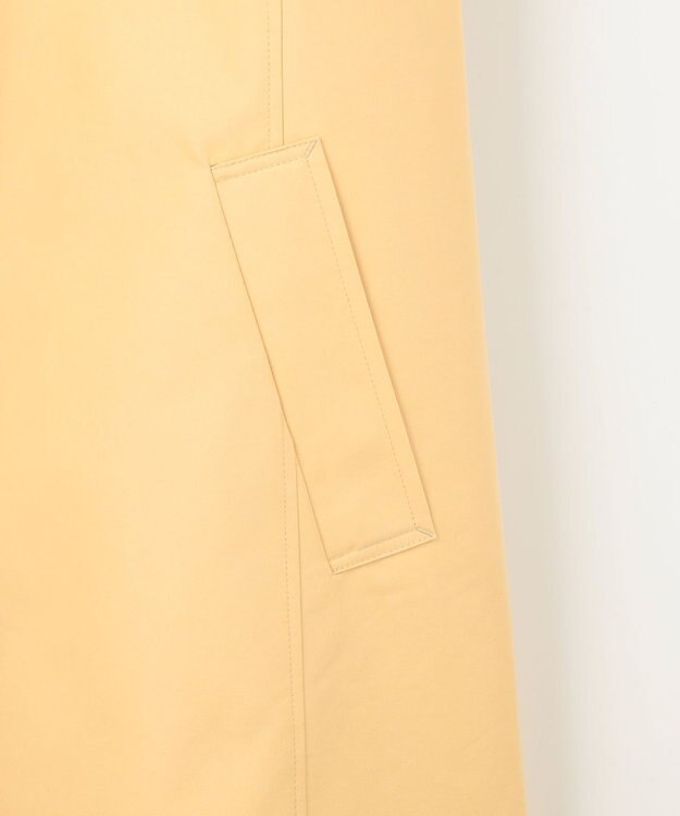 J.PRESS LADIES L 【撥水・WEB限定カラーあり】コットンポリエステル ツイル ロング コート イエロー系