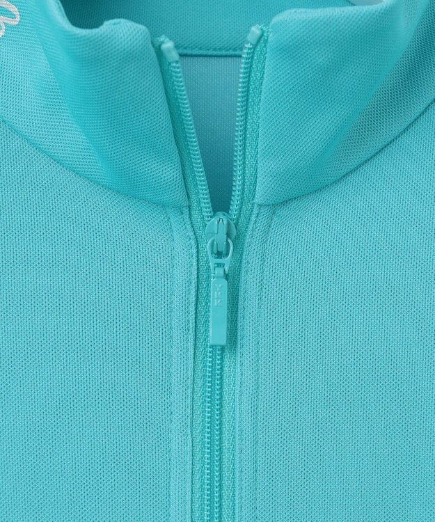 23区GOLF 【WOMEN】【接触冷感・UVケア・吸水速乾】アイス柄 切替ワンピース サックスブルー系