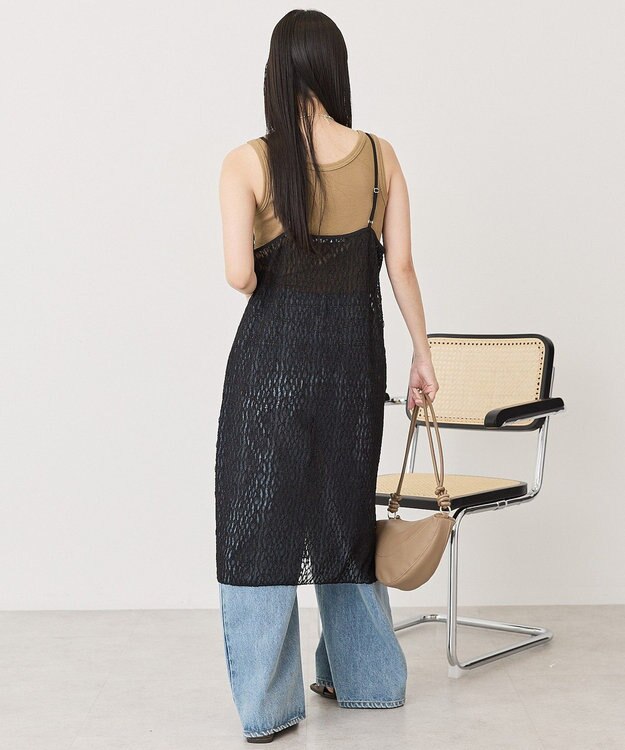 AMERICAN HOLIC レースキャミワンピース Black