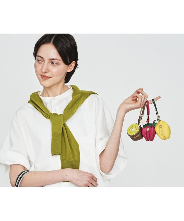 genten フルーツマーケット 立体チャーム「キウイフルーツ」 キミドリ