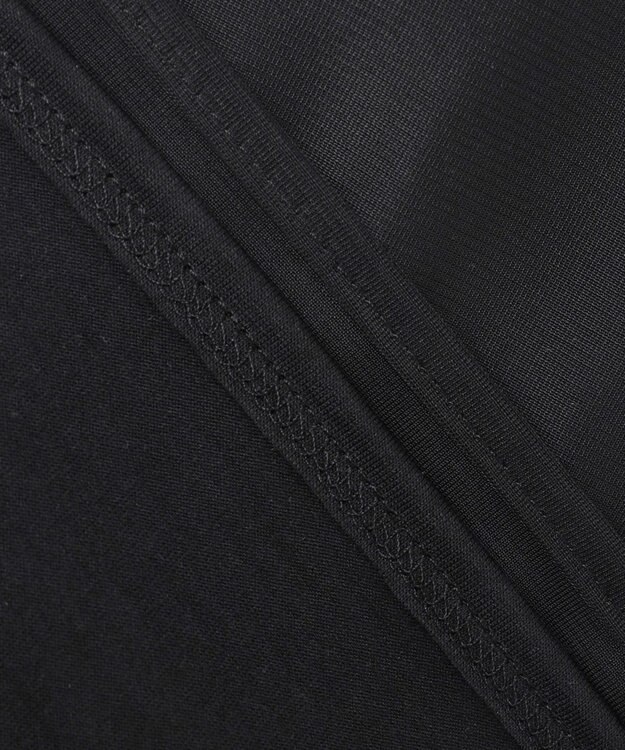 ICB L 【洗える】ハイゲージチュールコンビ カットソー ブラック系