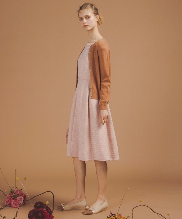 TOCCA CASHMERE カーディガン ベージュ系