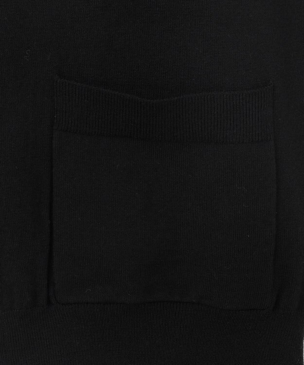 J.PRESS MEN ハイゲージ ニット カーディガン ブラック系