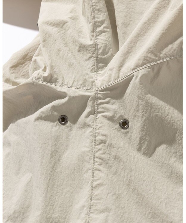 JOSEPH ABBOUD MOUNTAIN 【CREA掲載・ECO撥水/軽量/抗菌性/ライナードッキング対応】タスランワッシャー マウンテン パーカー ライトグレー系