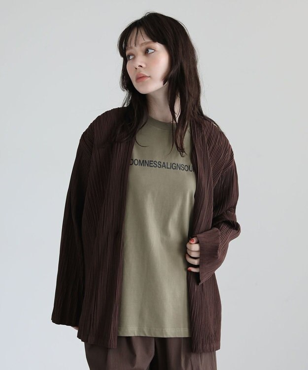 Green Parks ・ＥＬＥＮＣＡＲＥ　ＤＵＥ　ロゴｐｔＴＥＥ Khaki