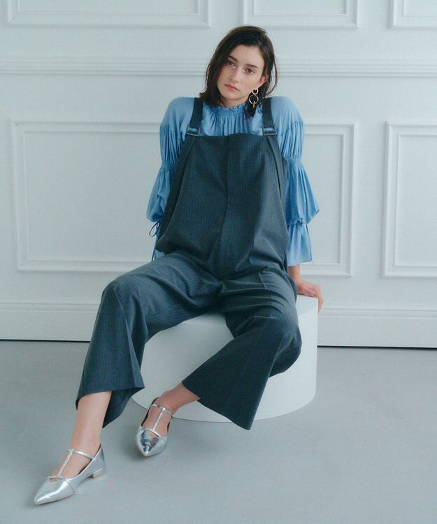 YECCA VECCA メリージェーンTストラップパンプス Silver