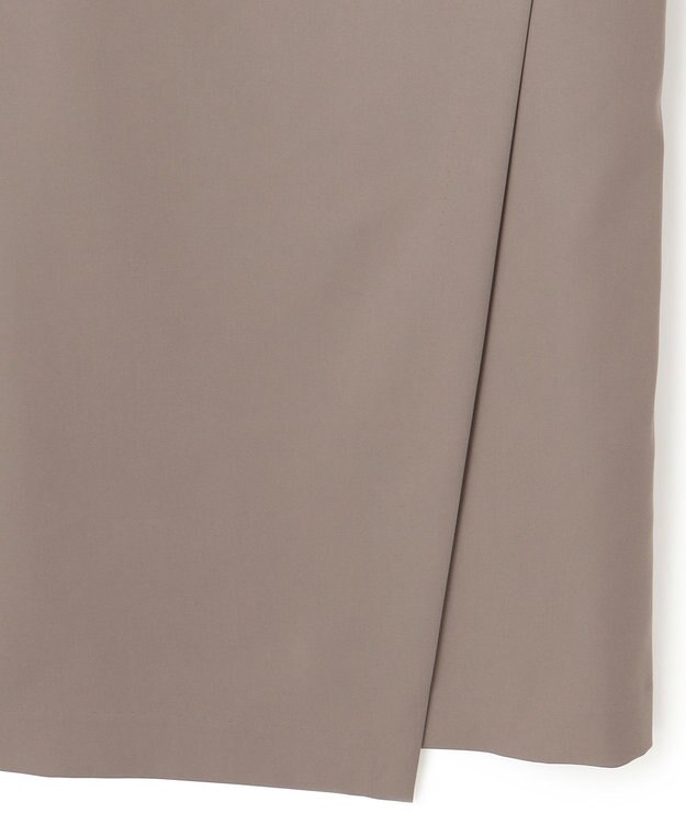 ICB 【洗える】リヨセルスパンサテン キャミソールワンピース モカ系