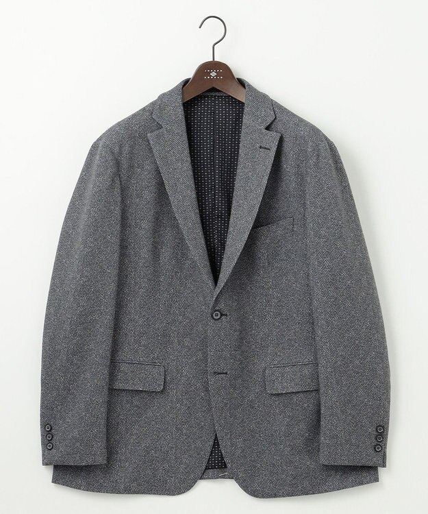 JOSEPH ABBOUD 【キングサイズ・ストレッチ/弱撥水】ムリネ ジャージ ジャケット ライトグレー系