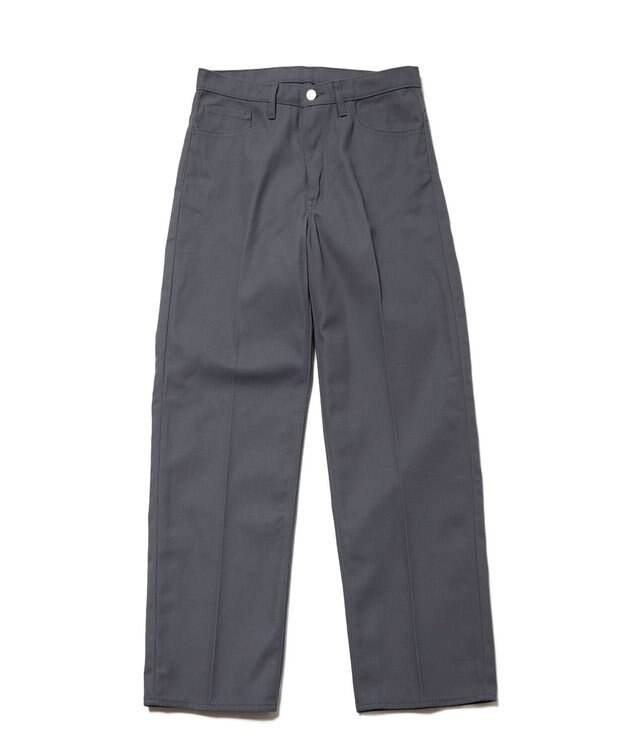 J.PRESS MEN 【J.PRESS ORIGINALS】T/C Drill 5 Pocket Piped Stem Pants / Japan Made ライトグレー系