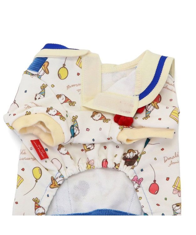 PET PARADISE ディズニー ドナルドダック 90周年 パンツ上下 《パーティ柄》 小型犬 パーティ柄