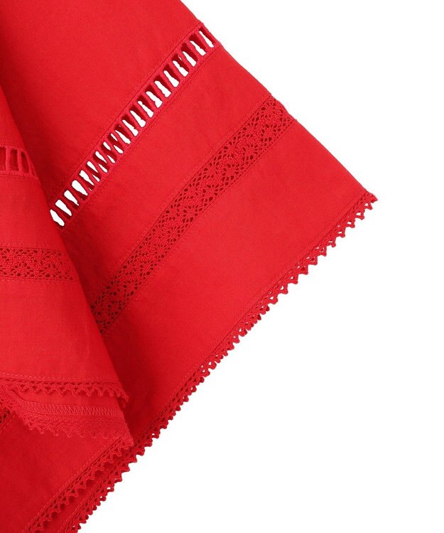 earth music&ecology ハンカチデザインキャミビスチェ Red