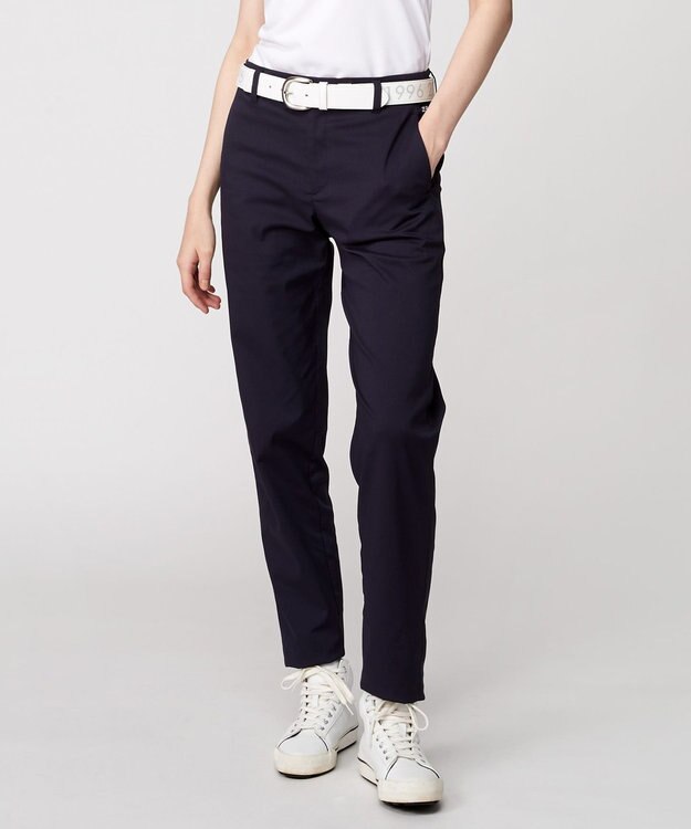 23区GOLF 【WOMEN】【撥水/ストレッチ】スケトラドビーストレッチベーシックパンツ 透け感軽減 ネイビー系