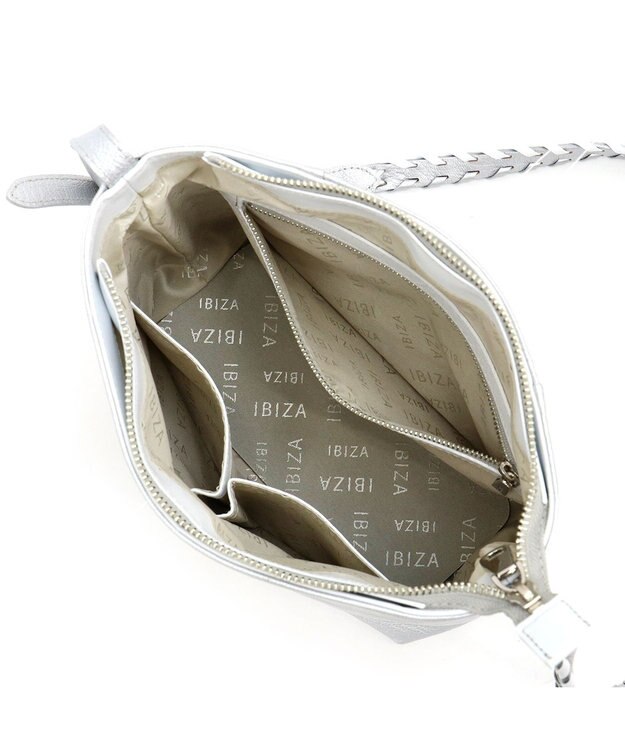 IBIZA フレスクーラ　ショルダーバッグ シルバー