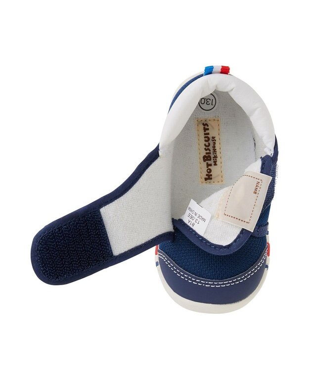 MIKI HOUSE HOT BISCUITS 【11.5-13cm】 ファーストベビーシューズ 紺