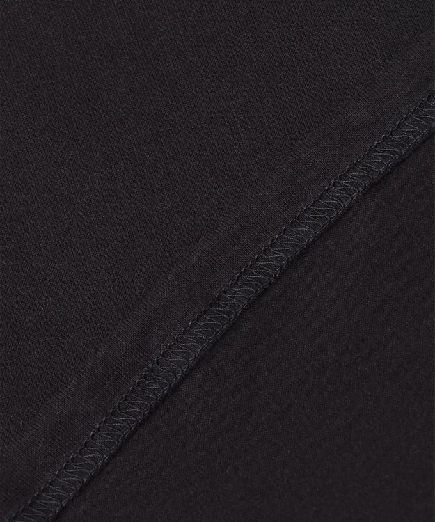 ANY KIDS チェック袖 ドッキング プルオーバー ブラック