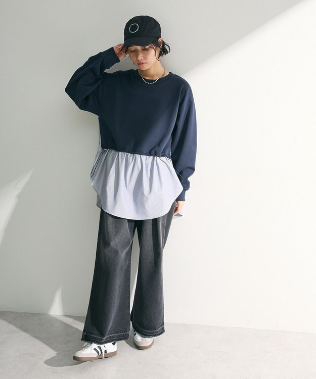 Green Parks ダンボールドッキングチュニック Navy