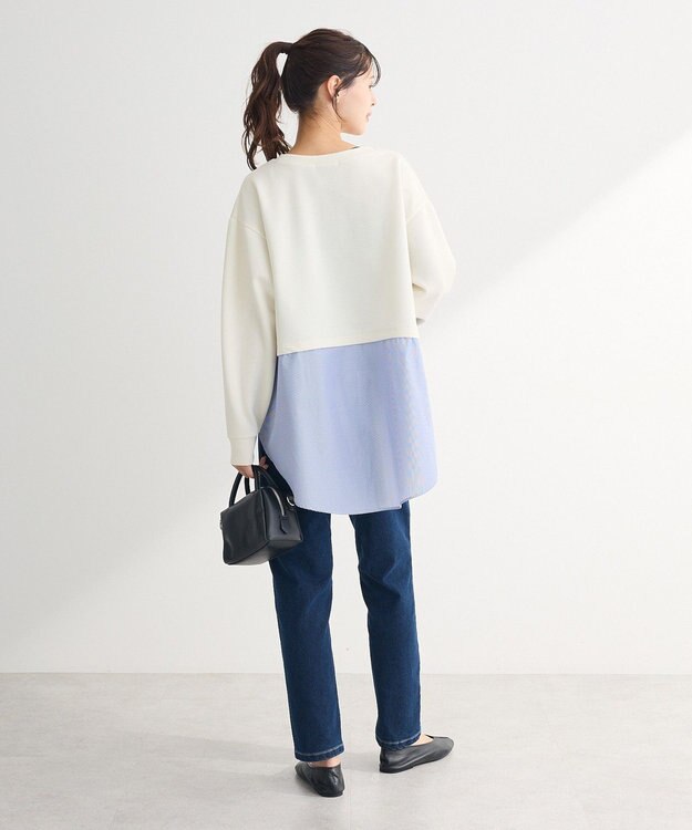 Green Parks ダンボールドッキングチュニック Ecru