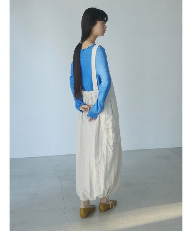 Green Parks ａ．ポケット付きジャンスカ Ivory