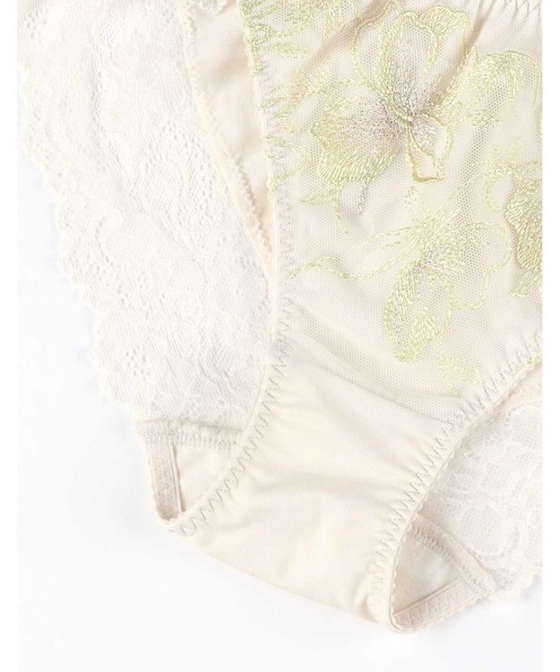 AMPHI ショーツ 【ふわふわブラ】 BYJ380とペア アウターにひびきにくい(裾) PYJ180 アンフィ／ワコール イエロー