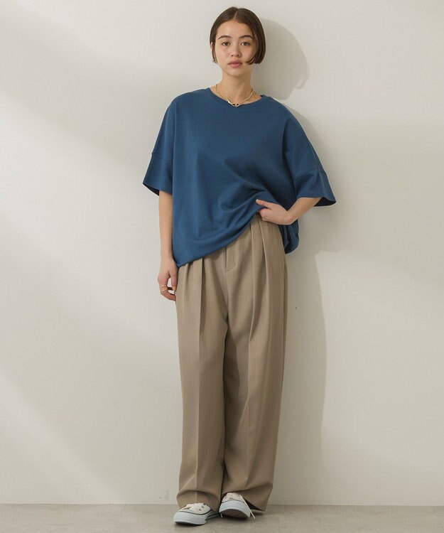 AMERICAN HOLIC 【WEB限定】【UVカット＋接触冷感】 コクーンカットプルオーバー Navy