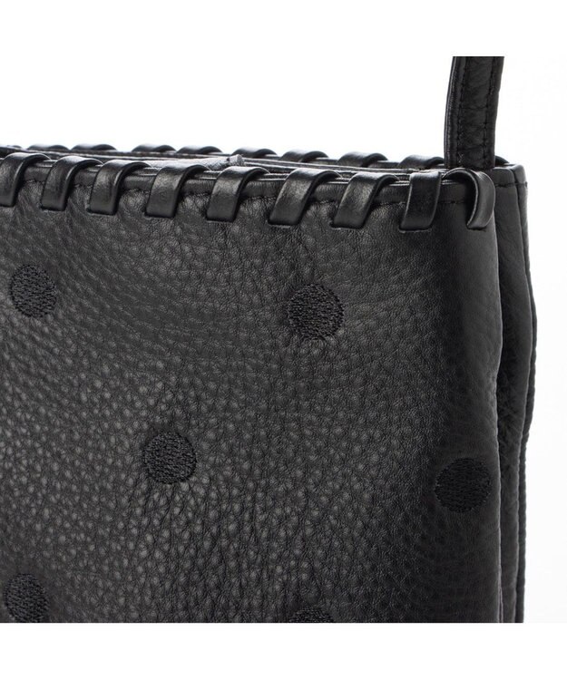 UNBILLION perche 牛革ソフト3層かがりショルダーバッグ オーク