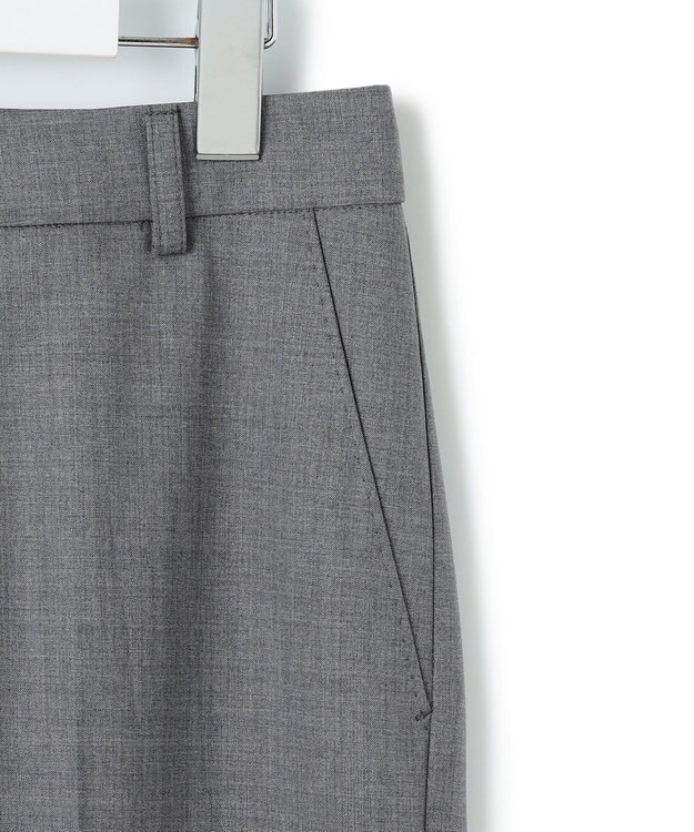 23区 【セットアップ対応】ラフィーネウール ワイドパンツ ライトグレー系