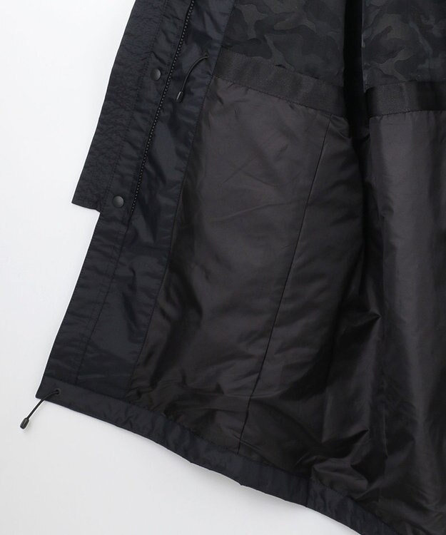 JOSEPH ABBOUD MOUNTAIN 【UNISEX】リサイクルナイロンリップ コート ブラック系