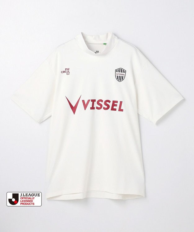 PW CIRCULUS 【UNISEX】J.LEAGUE モックネック J1所属の20クラブコラボ ゴルフ ヴィッセル神戸