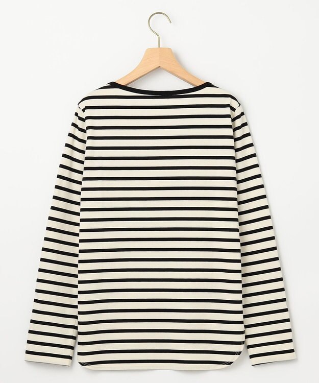 組曲 コットンバスクロング Tシャツ アイボリー系1