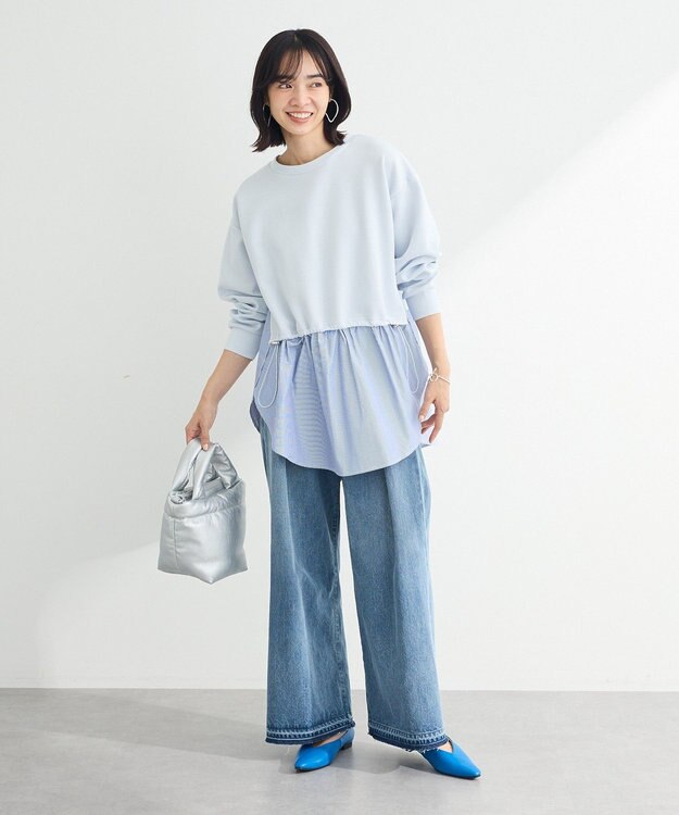 Green Parks ダンボールドッキングチュニック Sax