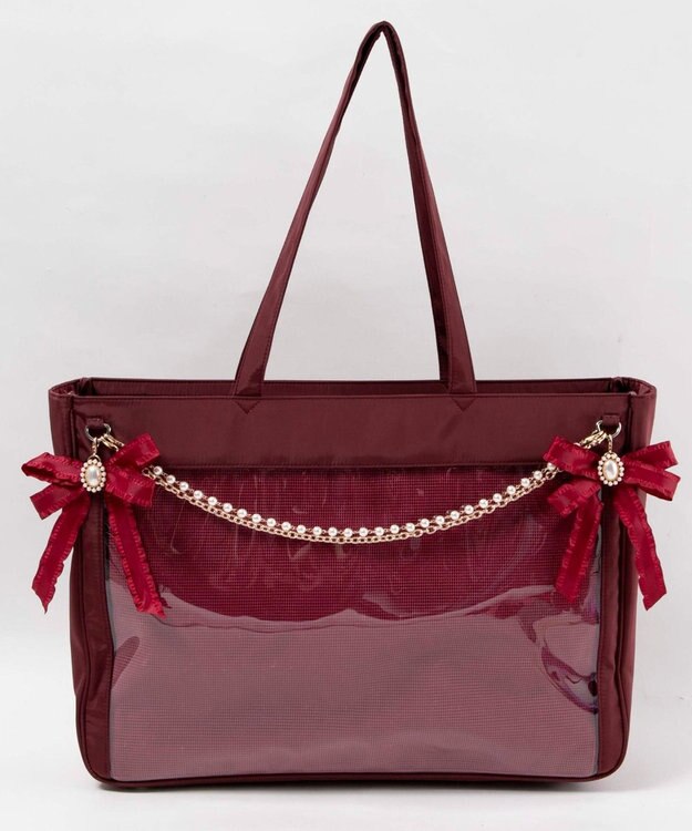 WEGO 【痛バ＆推し活グッズ】きらめきDIYパールリボンセットLL ワイン