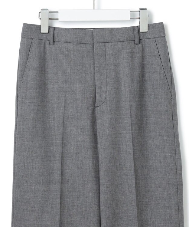 23区 S 【セットアップ対応】ラフィーネウール ワイドパンツ ライトグレー系