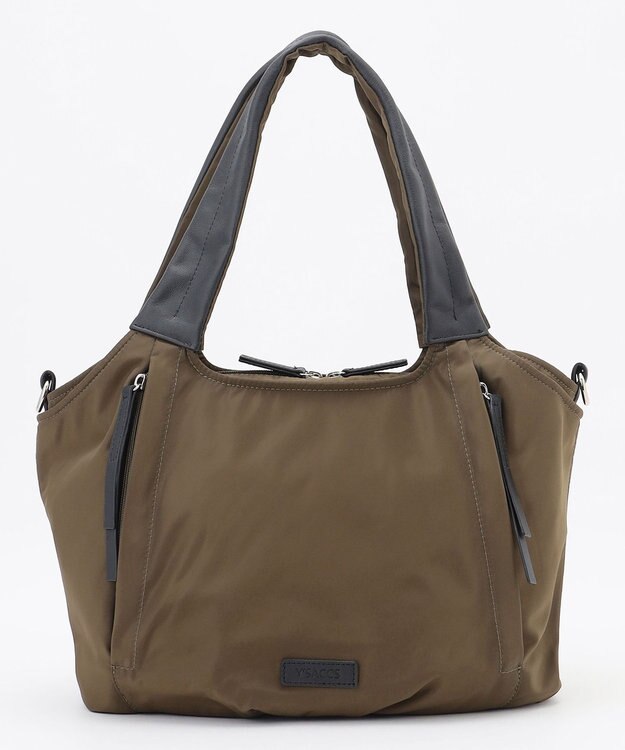 Y'SACCS ふんわりラウンド2WAYトート Mサイズ カーキ